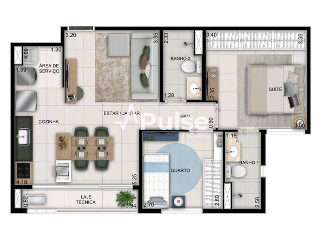#62 - Apartamento para Venda em Goiânia - GO